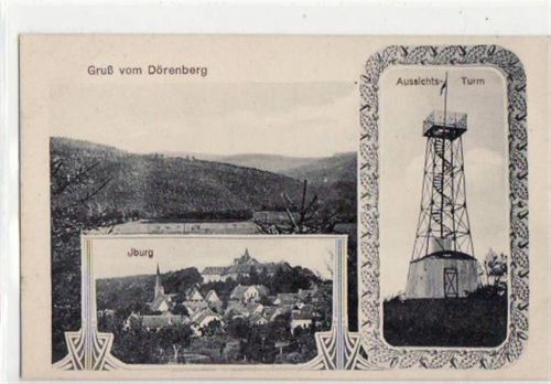 Bad Iburg Bad Iburg mit Gruss vom Dörenberg, Aussichts - Turm ungelaufen Gute Erhaltung.