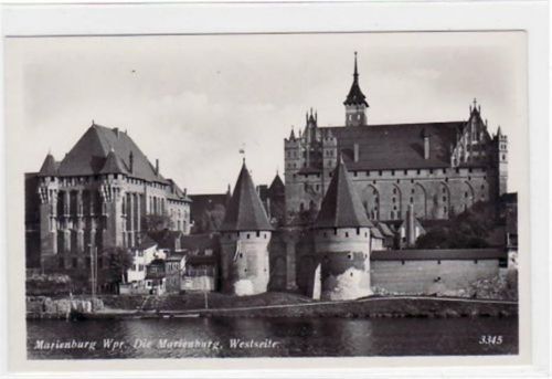 Marienburg Marienburg / Malbork " Die Marienburg ", Westseite ungelaufen Gute Erhaltung.