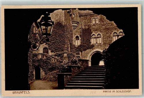 Braunfels Schloß Braunfels Schloßhoff Treppe