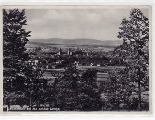 Lemgo mit Waldausblick auf die schöne Stadt ungelaufen leichte Abschürfungen, sonst gut erhalten