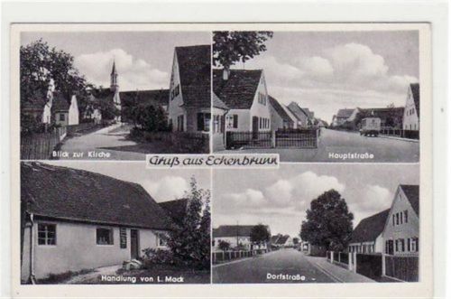 Echenbrunn mit 4 Abbildungen ungelaufen Gute Erhaltung.