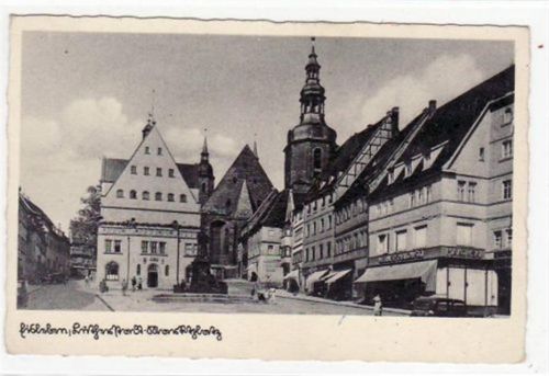 Lutherstadt Eisleben Eisleben mit Partie am Marktplatz ungelaufen Gute Erhaltung.