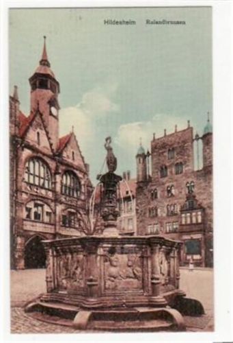Hildesheim Hildesheim. Rolandbrunnen ungelaufen Gute Erhaltung.