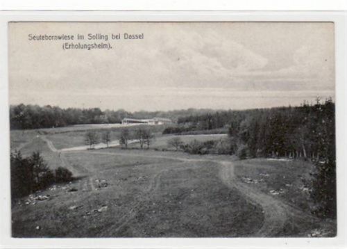 Dassel Seutebornwiese im Solling bei Dassel ( Erholungsheim ). ungelaufen handschriftliches Datum von 1914. Gute Erhaltung.