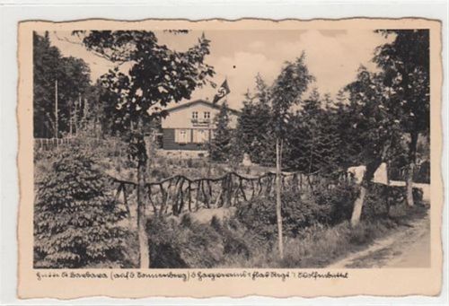 St. Andreasberg St. Andreasberg. Hütte St. Babara auf dem Sonnenberg des Harz. 1. Flak Regiments Wolfsbüttel gelaufen, 1936. Rückseite leicht stockfleckig, sonst gut erhalten