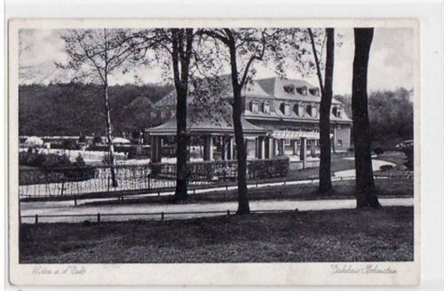 Witten Witten a.d. Ruhr mit Parkhaus Hohenstein. Feldpost, mit Stempel von 1941. Leicht abgerundete Ecke n, leicht fleckig, sonst gut erhalten
