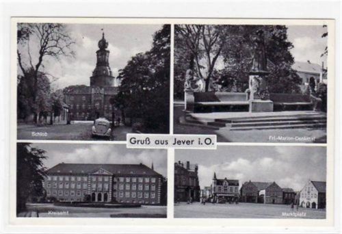 Jever Jever, 4 Abbildungen mit Schloß und Kreisamt ungelaufen Gute Erhaltung.