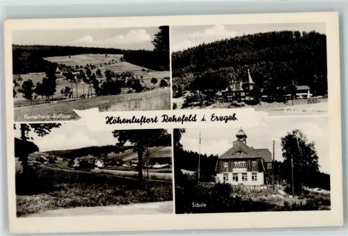 Rehefeld-Zaunhaus Ferienheim Aufbau Kurheim VP Schule Glockenturm