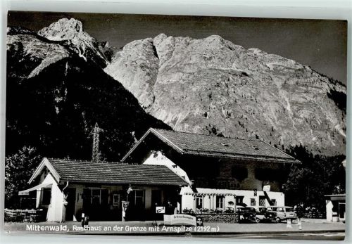 Mittenwald Rasthaus Grenze Arnspitze