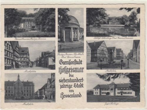 Hofgeismar Hofgeismar. Jugendherberge Schloss Schönburg Marktplatz ungelaufen Gute Erhaltung.
