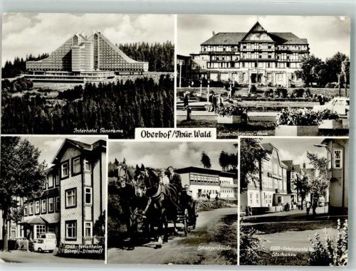 Oberhof Interhotel Panorama Ernst Thälmann Haus FDGB Ferienheim Georgij Dimitroff Stachanow Schantenbaude Auto