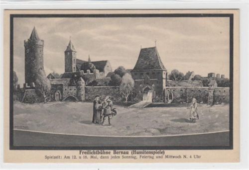 Bernau Freilichtbühne ( Hussitenspiele ) ungelaufen Gute Erhaltung.