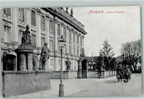 Ansbach Schloss Eingang