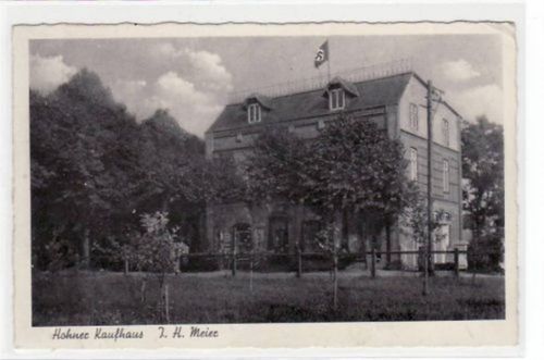 Hohn über Rendsburg mit Hohners Kaufhaus J. H. Meier. Feldpost, Stempel von 1941 kleiner Knick oben rechts, sonst gut erhalten