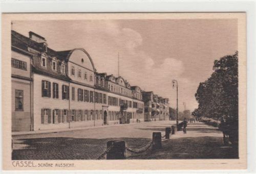 Kassel Kassel. ein Blick auf die " Schöne Aussicht " ungelaufen Gute Erhaltung.