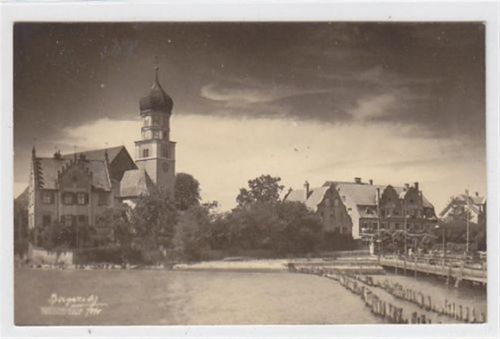 Wasserburg mit Hotel " Krone " am See ungelaufen Gute Erhaltung.