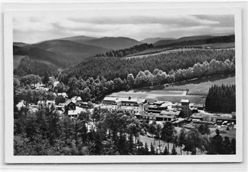 Blauenthal im Erzgebirge. Gesamtansicht gelaufen. Gute Erhaltung.
