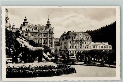 Marianske Lazne Goethe Denkmal Hotel Stern