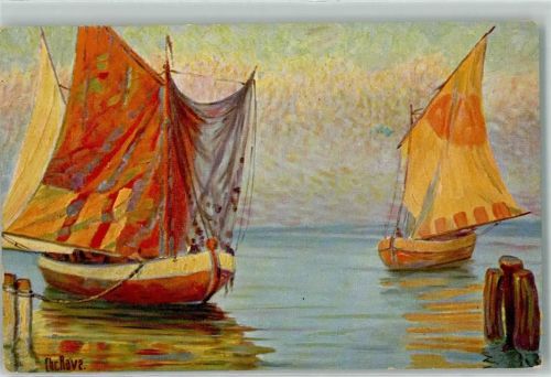 Italienische Fischerboote Marine Galerie 137 AK