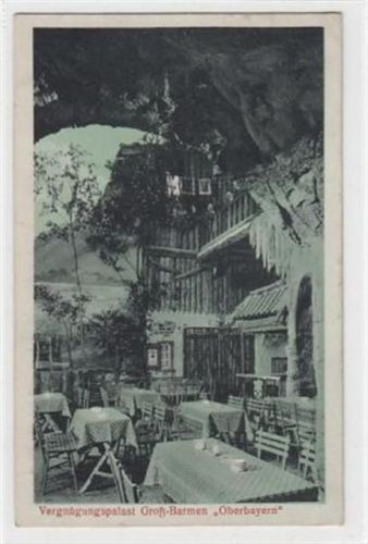 Barmen Wuppertal Barmen. Vergnügungspalast Groß-Barmen " Oberbayern " gelaufen, 1917 kleiner Knick oben rechts, sonst gut erhalten