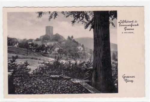 Greene bei Kreiensen. Greener Burg ungelaufen Gute Erhaltung.