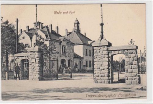 Königsbrück Truppenübungsplatz Königsbrück. Wache Post ungelaufen Ecken mit Albumabdrücken, sonst gut erhalten