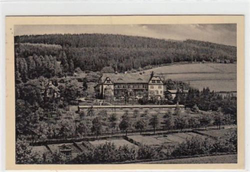 Kaufungen Oberkaufungen. Motorsportschule des NSKK. " Hessen " gelaufen, mit Marke und Bahnpoststempel von 1939, Zug Nr. 0243 kleiner Knick unten rechts und oben in der Mitte, sonst gut erhalten