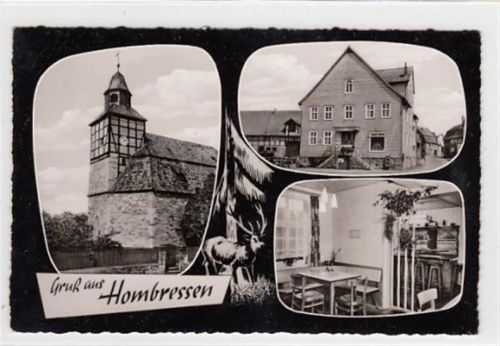 Hombressen mit Gasthaus und Kirche ungelaufen Gute Erhaltung.