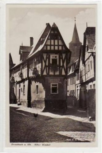 Braubach Braubach am Rhein mit Alter Winkel ungelaufen Gute Erhaltung.