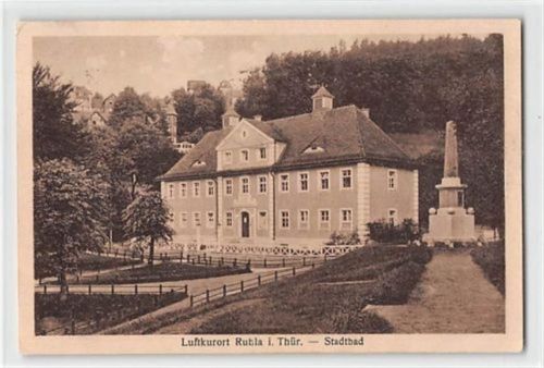 Ruhla Ruhla in Thüringen. Stadtbad gelaufen. Gute Erhaltung.