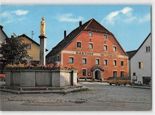 Ruhmannsfelden. Gasthof und Metzgerei Hans Zachskorn ungelaufen Gute Erhaltung.