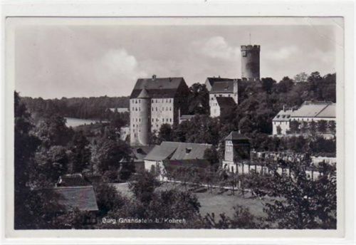 Kohren-Sahlis Burg Gnandstein bei Kohren ungelaufen Gute Erhaltung.