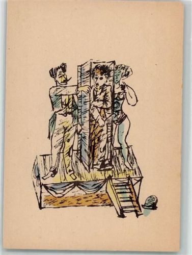sign. R. Ziegler Chaplin im Zirkus 2. Folge Woldemar Klein Verlag Nr. K 880