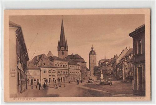 Lichtenfels. Markt ungelaufen kleiner Knick oben rechts, sonst gut erhalten