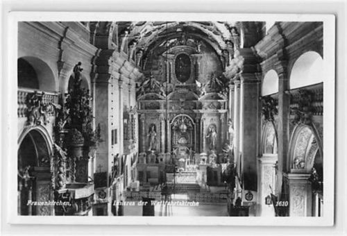 Frauenkirchen, Burgenland. Inneres der Wallfahrtskirche ungelaufen Leichter Bug oben rechts, sonst gut erhalten