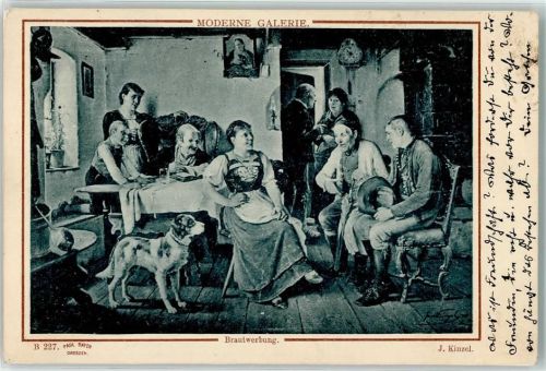 1901 sign. J. Kinzel Bauernstube