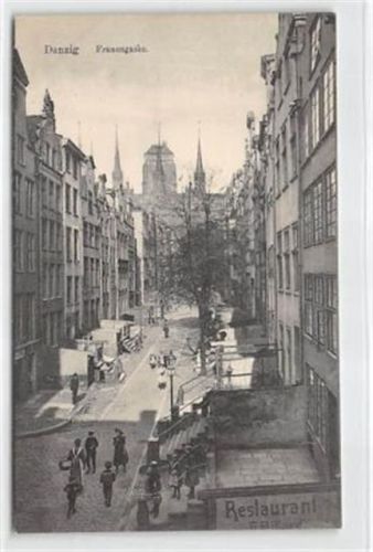 Danzig Danzig / Gdansk. Frauengasse ungelaufen Ecken mit Albumabdrücken, sonst gut erhalten
