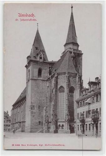 Ansbach Ansbach. St. Johanniskirche ungelaufen Leichte Randmängel, sonst gut erhalten