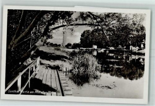 Genthin Partie am Mittellandkanal