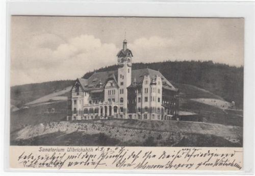 Sanatorium Ulbrichshöh / Szczytów - Kreis Reichenbach / Dzierzoniów gelaufen 1907. Gute Erhaltung.