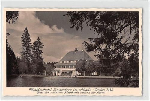 Lindenberg im Allgäu. Waldseehotel ungelaufen Gute Erhaltung.