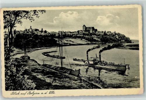 Belgern Raddampfer Schiff