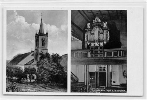 Reil an der Mosel mit Kirche und Orgel aus dem 15. Jahrhundert ungelaufen Sehr gut erhalten.