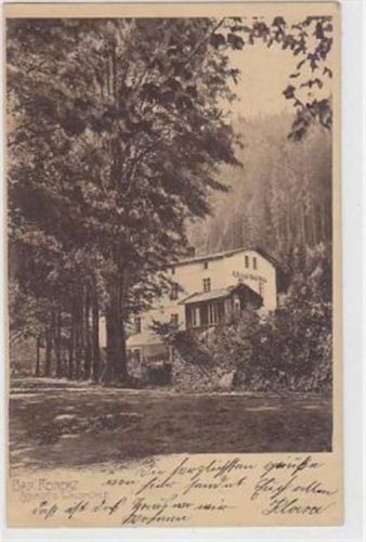 Bad Reinerz Bad Reinerz - Duszniki Zdrój / Kreis Glatz - Klodzko. Schmidt`s Waldmühle gelaufen 1911. Gute Erhaltung.
