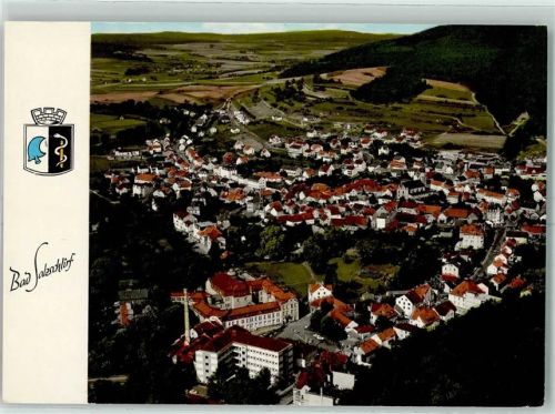 Bad Salzschlirf Wappen Fliegeraufnahme