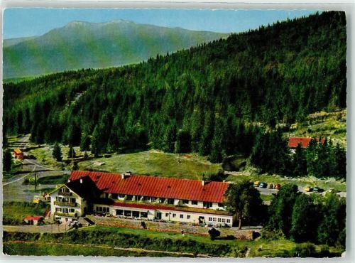 Bayerisch Eisenstein Sporthotel Brennes Fliegeraufnahme