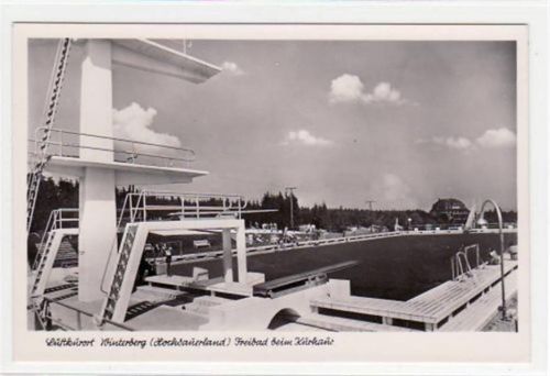 Winterberg im Hochsauerland mit Freibad beim Kurhaus ungelaufen Top Erhaltung.