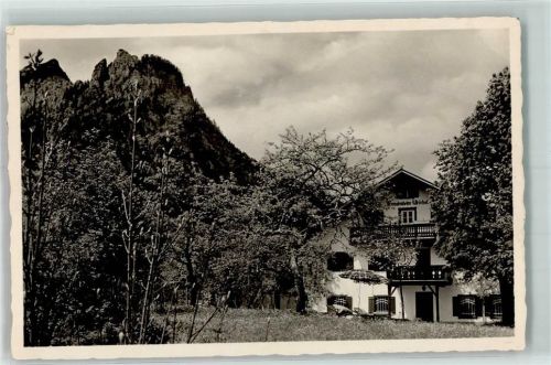 83483 W8242 Bischofswiesen - Fremdenheim Cafe Ulrichshof Sonnenschirm