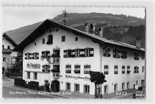 Wattens in Tirol. Gasthaus Goldener Adler gelaufen. Gute Erhaltung.