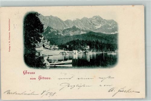 Eibsee 1898 Eibsee Ruderboot